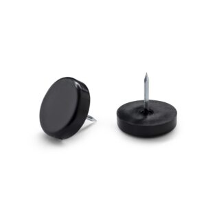 SAPATA DESLIZADORA PVC PRETA COM PREGO