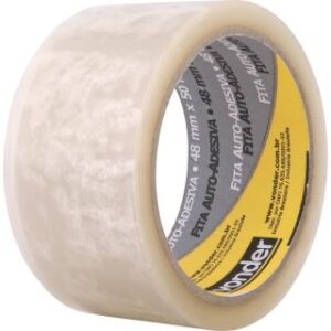 FITA AUTO ADESIVA 48MM X 50M TRANSPARENTE